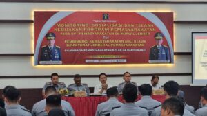 Lapas Kelas IIB Lumajang Hadiri Monitoring dan Sosialisasi Program Pemasyarakatan