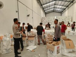 Polres Gresik Gelar Operasi Pengamanan Terhadap Gudang Logistik KPU Gresik