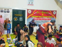 LSM GMBI Distrik Gresik Laksanakan Jum’at Berkah Giat Santunan Yatim Piatu Dan Dhuafa