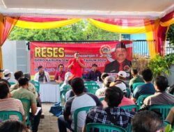 Mujid Riduan Dari Fraksi PDI Perjuangan Gelar Reses Masa Sidang II Tahun 2024