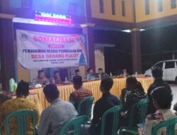 Sosialisasi Tentang Pemahaman Resiko Pernikahan Dini Desa Gedang Kulut