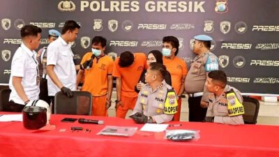 Senyum Ibu Eva Ucapkan Terimakasih kepada Kapolres Gresik, Motor Dicuri kurang Dari Sehari Sudah Kembali
