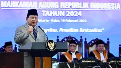 Presiden Prabowo Apresiasi Peran Hakim Dalam Penegakan Hukum