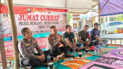 Polsek Menganti Gelar Jum’at Curhat di Desa Mojotengah
