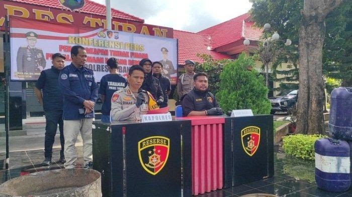 Polres Tuban Rilis Kasus Penyalahgunaan Bbm