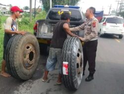 Polsek Menganti Respon Cepat Jaga Kelancaran Arus Lalu Lintas