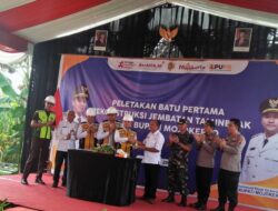 Tangis Haru Warga Bupati Mojokerto Groundbreaking Rekonstruksi Jembatan Talunbrak