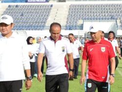Kapolres Lamongan Hadiri Soft Opening Stadion Surajaya Lamongan