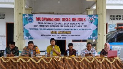 Pemdes Mojosari Gelar Musyawarah Desa Khusus Pembentukan Koperasi Merah Putih
