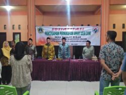 Sosialisasi Pencegahan Pernikahan Anak Usia Dini di Desa Tambak Beras