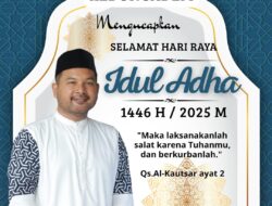 Keluarga Besar SMA N 1 Kedungadem Mengucapkan Selamat Hari Raya Idul Adha Tahun 1446 H / 2025 M