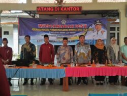Pemdes Sidoraharjo Gelar Musyawarah Desa RPJMDes untuk Melanjutkan Visi dan Misi