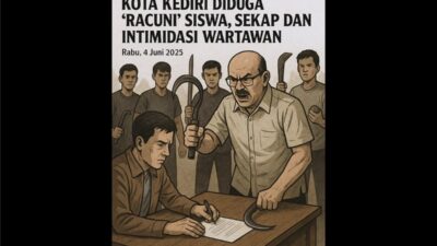 Edy Suroto Kasek SMKN 1 Kota Kediri Diduga “Racuni” Siswa, Sekap dan Intimidasi Wartawan