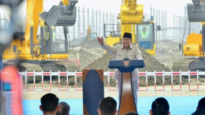 Presiden Prabowo Resmikan Groundbreaking Industri Baterai Listrik