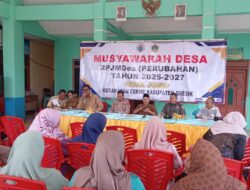 Pemdes Jono Laksanakan Musyawarah Desa Perubahan RPJMDes 2025–2027
