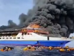 Kapal KM Barcelona V Terbakar di Perairan Sulut, 4 Tewas Termasuk Ibu Hamil