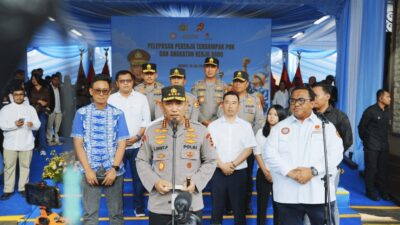 Kapolri Lepas 1.575 Buruh Terdampak PHK untuk Bekerja Kembali