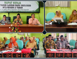 MTsN 2 Tuban Gelar Rapat Kerja Awal Tahun Ajaran Baru 2025/2026