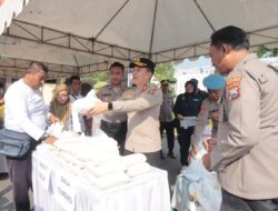 Polres Bojonegoro Sediakan 30 Ton Beras Murah Lewat Gerakan Pangan Murah