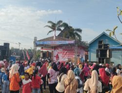 Ribuan Warga Desa Tondomulo Meriahkan Jalan Sehat HUT RI ke-80