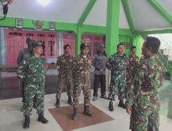 Koramil, Banser, dan Linmas Ujungpangkah Gelar Apel Gabungan, Patroli, dan Karya Bakti