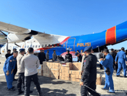 2,5 Ton Logistik dan Peralatan SAR Bantuan Mabes Polri Tiba di Aceh