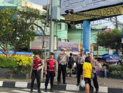 Personel Ditsamapta Bersama Ditpolsatwa Baharkam Polri Amankan Kegiatan “Car Free Day” di Depok