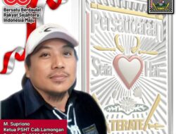 Ketua PSHT Cabang Lamongan Muhammad Supriyono Himbau Warganya Agar Turut Menjaga Kamtibmas di Malam Tahun Baru 2026