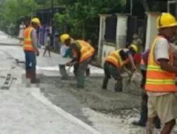 Pembangunan Rabat Beton di Dusun Betro Barat Disorot Warga, Tak Gunakan Wiremesh Meski Anggaran 539 Juta