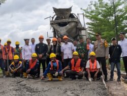 Jalan Baru Mulyoagung Jadi Urat Nadi Ekonomi, Bupati dan Wabup Turun Langsung ke Lapangan