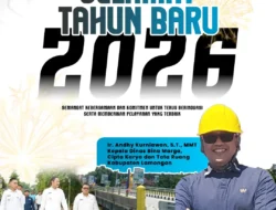 Kepala Dinas Bina Marga, Cipta Karya dan Tata Ruang  Lamongan Beserta Jajarannya Mengucapkan Selamat Tahun Baru 2026