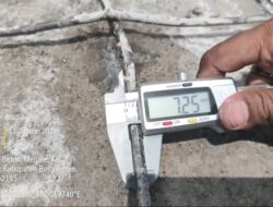 Pembangunan Rabat Beton Desa Megale Diduga Tak Sesuai Spesifikasi, TPK Mengaku Tak Ada Komunikasi dengan Pihak Pengadaan Material