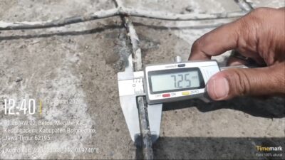 Pembangunan Rabat Beton Desa Megale Diduga Tak Sesuai Spesifikasi, TPK Mengaku Tak Ada Komunikasi dengan Pihak Pengadaan Material