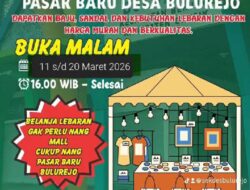 Sambut Idul Fitri, Desa Bulurejo Benjeng Gelar Bazar Ramadan Murah untuk UMKM