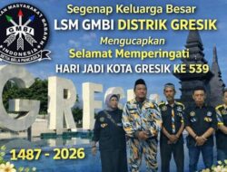 Peringati Hari Jadi Gresik, LSM GMBI Dukung Semangat Gresik Baru Lebih Maju
