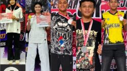 SMAN 1 Kedamean Borong 5 Medali di Kejuaraan Kickboxing Piala Wali Kota Surabaya 2026