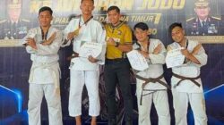 Anggota Satlantas Polres Lamongan Raih Juara 1 Judo Piala Kapolda Jatim 2026