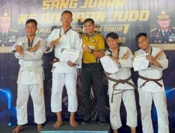 Anggota Satlantas Polres Lamongan Raih Juara 1 Judo Piala Kapolda Jatim 2026