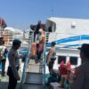Polsek Kawasan Pelabuhan Gresik Kawal Ketat Kedatangan 247 Penumpang KM E.B 6F dari Bawean