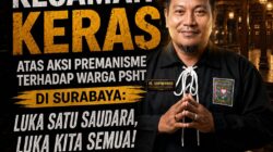 Kecaman Keras PSHT atas Aksi Premanisme di Surabaya : Luka Satu Saudara, Luka Kami Semua