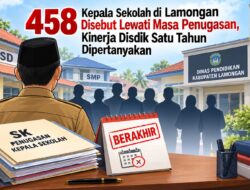 458 Kepala Sekolah di Lamongan Disebut Lewati Masa Penugasan, Kinerja Disdik Satu Tahun Dipertanyakan